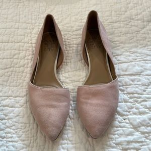 Naturalizer Soft Pink Suede Flats